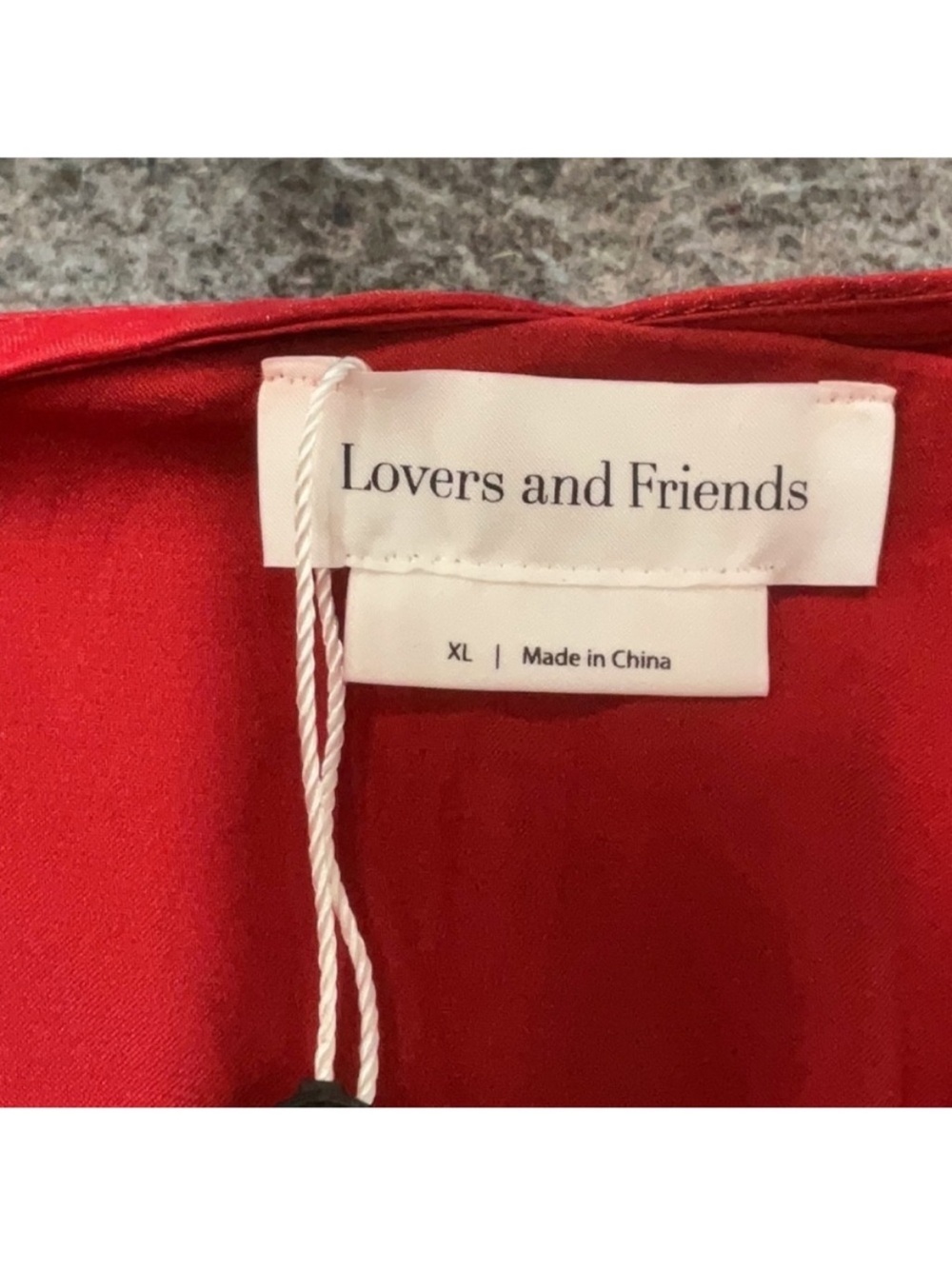 Lovers & Friends Heartbreaker Red Tulle Mini Dress Women’s XL - Picture 7 of 8